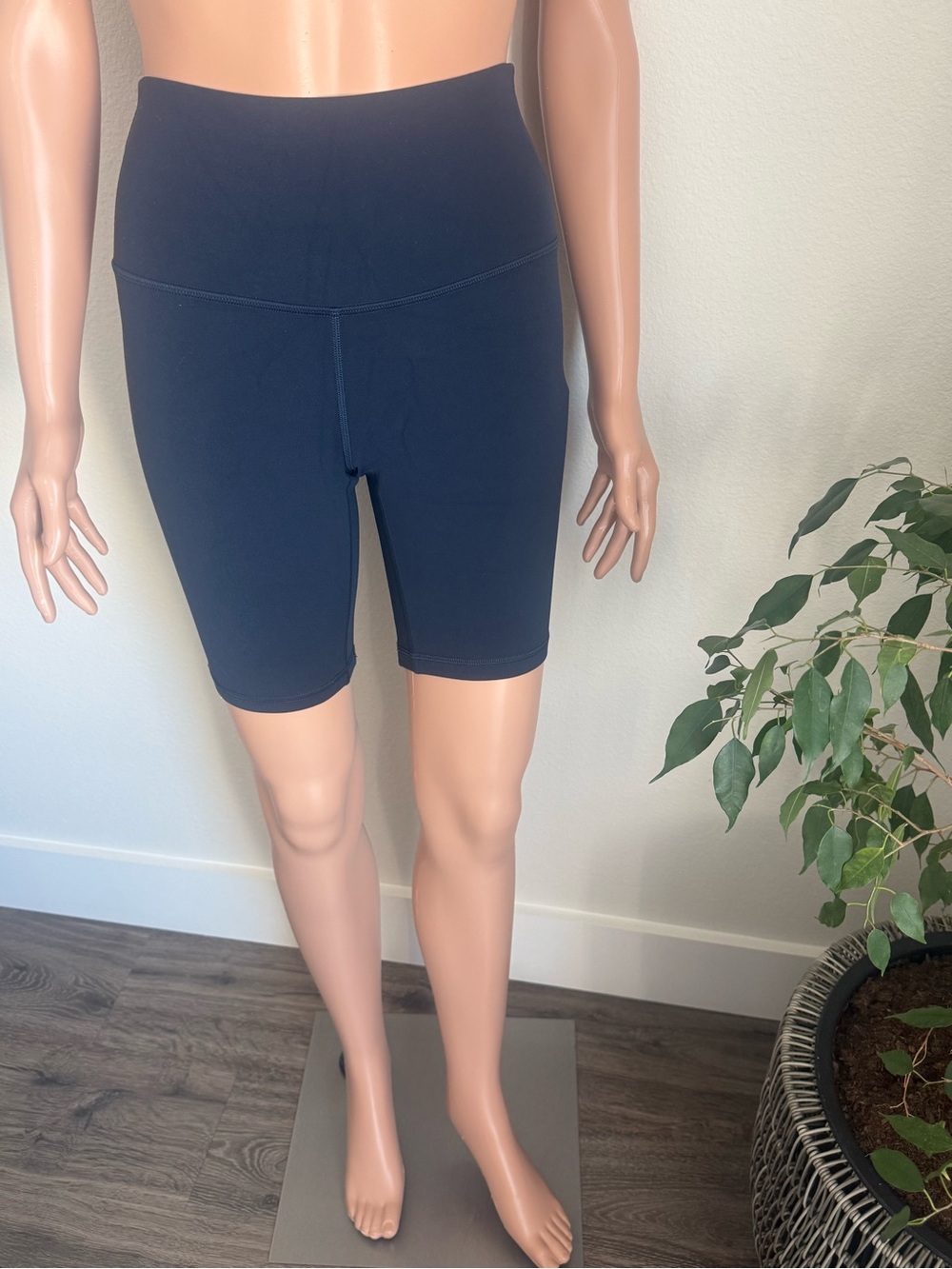 lululemon athletica Navy High-Rise Bike Shorts
